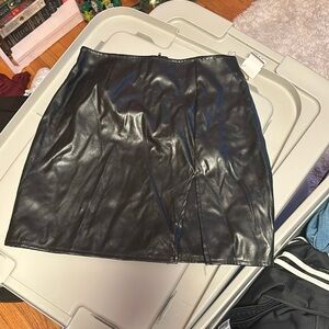 Windsor Leather Skirt